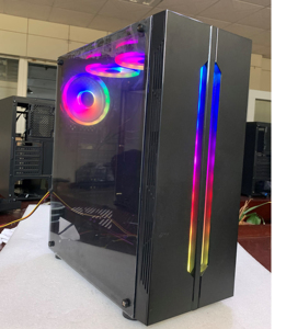 Fashional Gaming PC-Gehäuse im Jahr 2022 192-8 RGB-LED-Streifen auf der Vorderseite mit RGB-Lüfter - Product Image 4