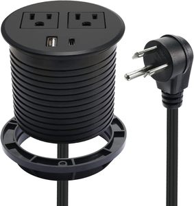 Furniture Grommet Power Socket US EU UK <strong>Universal</strong> Table Power <strong>Outlets</strong> for Office - Product Image 1