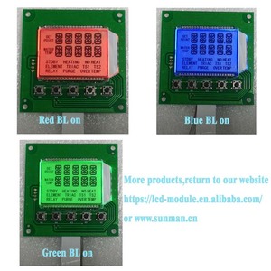 Benutzerdefinierte niedrigen preis 14 segment i2c mono segment <span class=keywords><strong>lcd</strong></span> <span class=keywords><strong>module</strong></span> mit tastatur