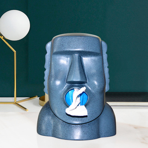 Phục Sinh Đảo Đá Hình Moai Hợp Thời Trang 3D Nhựa Mô Hộp Với Vui Sáng Tạo Cá Tính Thiết Kế Cho Hộ Gia Đình Phòng Khách - Product Image 3