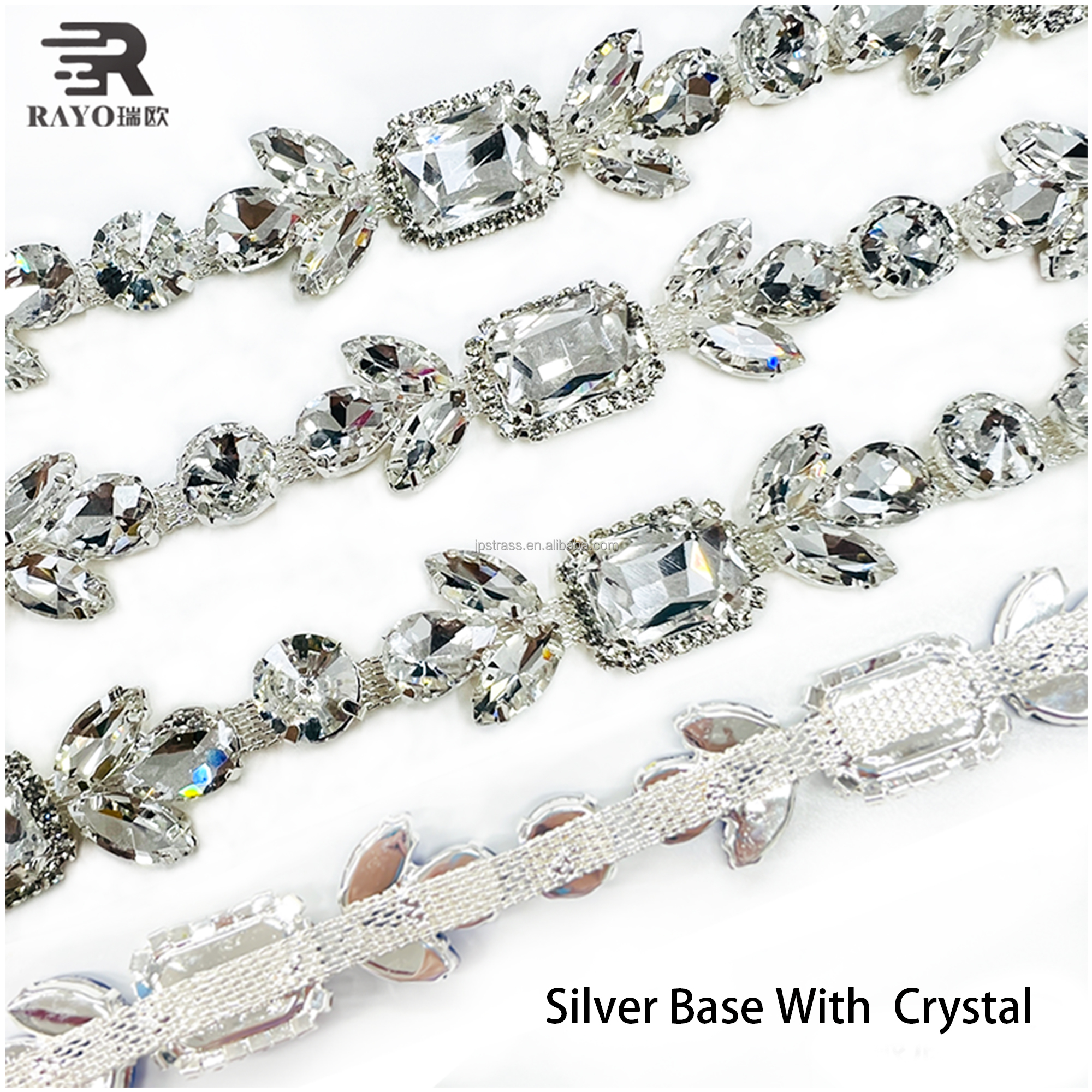Silver base with crystal