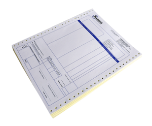 高品质低价格100% 原始木浆1层连续NCR纸办公用电脑纸 - Product Image 1