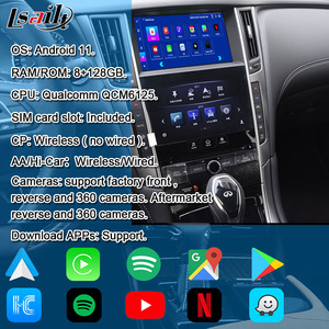 Lsailt 8GB Android接口为英菲尼迪Q50 2013-2015无线CarPlay，Android自动解决方案与NetFlx，Spotify，谷歌地图 - Product Image 4