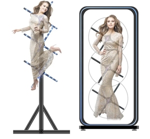 Cloud App Control 3D <strong>LED</strong> Holographic Fan Full Size <strong>30cm</strong>-180cm for Elevator Advertising Display Event Rental Projector Projection - Product Image 1