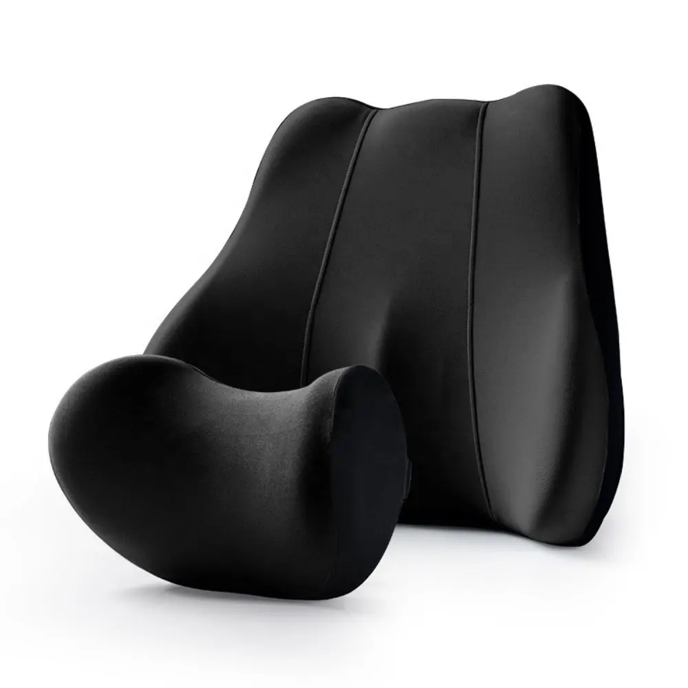 Komfort-Kopfrücken Lendenwirbel-Unterstützungskissen Polsterung schützt die Halswirbel Rücken reise stressfreier Stuhl Sitzkissen