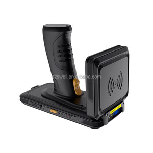 5 אינץ and12fbi טביעת אצבע לטווח ארוך כף יד impinji uhf קורא סוללה 10000mah טלפון נייד מחוספס עם סורק