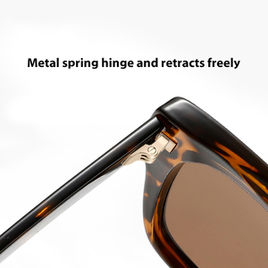 Thiết kế mới thương hiệu sang trọng Shades Sun Kính TR90 khung Acetate đền phụ nữ Kính mát hợp thời trang - Product Image 4