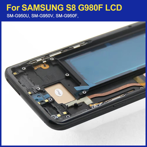 ชิ้นส่วนหน้าจอเหมาะสำหรับ Samsung Galaxy S8/S8 Plus ใช้งานร่วมกับจอ LCD ของโทรศัพท์มือถือที่มีอัตราเฟรมสูง