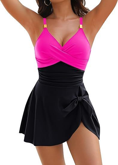 fuchsia with black