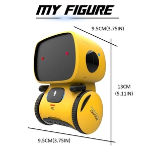 AT001 interaktif Robot oyuncak çocuklar akıllı konuşan sesli komut kontrol dokunmatik sensör robotik oyuncaklar - Product Image 6