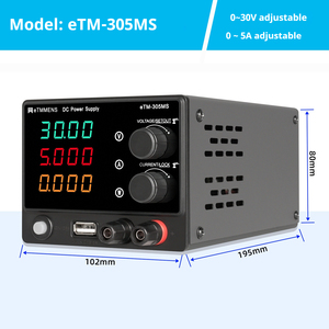 ETOMMENS ETM-305MS <span class=keywords><strong>30V</strong></span> 5Aミニマイクロ調整可能電源120V/220V産業用<span class=keywords><strong>LED</strong></span>およびラボシングル出力用