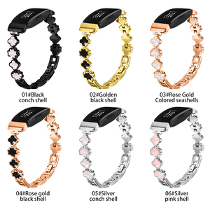 <span class=keywords><strong>2025</strong></span> thưởng thức khá mới bốn lá thép không gỉ Xem dây đeo cho <span class=keywords><strong>Fitbit</strong></span> truyền cảm hứng cho 1/2 Xem dây đeo - Product Image 2