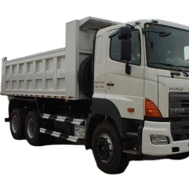 일본 사용 Hino 700 팁 주는 사람 트럭, 6*4 hino 덤프 트럭 판매