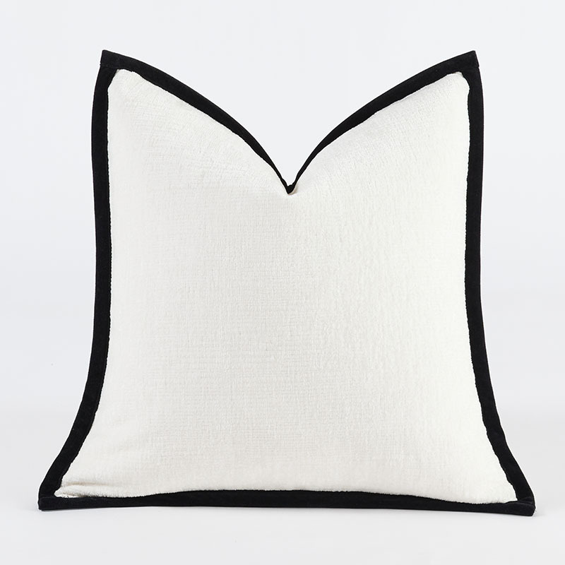 Chenille blanc pur