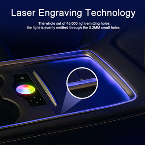 TELISE araba aksesuarları atmosferik Led iç araba LED Tesla modeli X için aydınlatma kiti ortam ışığı - Product Image 2
