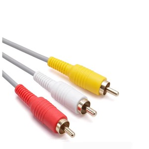 สายเคเบิลคอมโพเนนต์1.8ม. สาย AV คอมโพสิต3 RCA สำหรับ nintend wiis สายสัญญาณ480P AV เอาต์พุตสำหรับ wiis - Product Image 4
