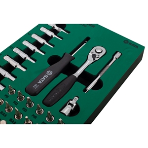 USA APEX 63Pc. 1/4&quot; Dr. Socket Set Factory Workshop <strong>Tools</strong> Made of EVA Material <strong>Tool</strong> <strong>Kit</strong> - Product Image 3