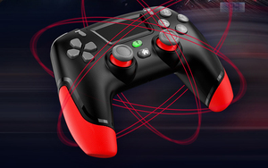 Honcam BTPS4コントローラーワイヤレスコントローラーPS4/ Slim/Pro用デュアル振動ゲームジョイスティックコントローラー - Product Image 4