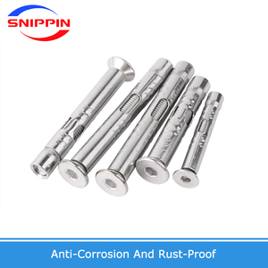 M6 M8 M10 M12 Roestvrijstalen Verzonken Kop Hexagon Socket Expansie Schroef Mouw Beton Anker Ingebouwde Spanning Allen Bout - Product Image 4