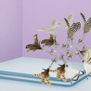 Hai Con Mèo bằng gỗ trêu chọc con mèo để giảm bớt sự nhàm chán Đồ chơI mèo 2025 có thể thu vào thanh để trêu chọc Con Mèo - Product Image 5