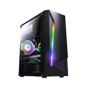 Factory <strong>Customized</strong> and Design Gaming PC <strong>Case</strong> ATX MATX ITX Tower <strong>Computer</strong> <strong>Case</strong> Tempered Glass White Desktop Chassis <strong>Case</strong> - Product Image 1