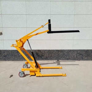 Curved Arm <strong>Loading</strong> and <strong>Unloading</strong> Lift <strong>Crane</strong> Portable Electric Hydraulic Forklift Multifunctional Lifting Stacking <strong>Crane</strong>