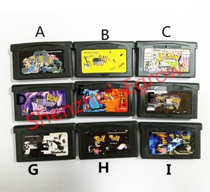 GBA用ビデオゲームカートリッジ収穫クラフトカードブラックシェルポケモンゲームカード - Product Image 1