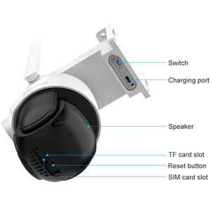 O-Kam BG622TR Outdoor Auto Tracking Security CCTV <strong>Camera</strong> Smart 4G AOV 9MP Solar PIR for 4G SIM Card Surveillance CMOS <strong>Sensor</strong> - Product Image 4