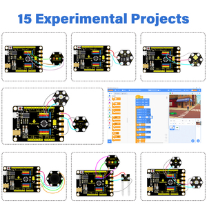 Keyestudio petek DIY kök proje kiti Arduino için timsah klip kablosu ile