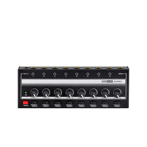 Mini HIFI Headphone Amplifier <strong>4</strong>-Channel 8-Channel One <strong>Input</strong> Eight <strong>Outputs</strong> Signal Splitter Plastic Mini HiFi One <strong>Input</strong> Eight