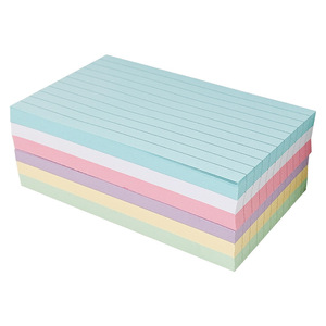 Caja de Bloc de notas de oficina de papel Kraft al por mayor transfronteriza, índice de Color, notas adhesivas magnéticas, regalo escolar de hojas sueltas para promoción