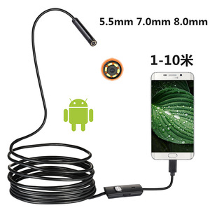 5.5/ 7/8MM su geçirmez endoskop kamera 3 In 1 USB/mikro USB/tip-c Borescope muayene kamera için Smartphone - Product Image 2