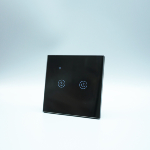 XZJ Zigbee 2ギャングスマートスイッチ防水耐久性タッチパネル付き10A Max. Current対応スマートライフアプリ - Product Image 1