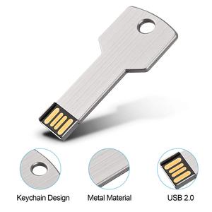 Ücretsiz örnek özel anahtar şekli USB Flash sürücü 128MB-32GB kapasiteleri hediye kutusu ile USB 2.0 arayüzü - Product Image 3