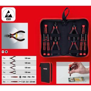 KS araçları-500.7220 hassas alet set (10 adet.) -EAN 4042146906101 elektrik ve elektronik araç setleri - Product Image 1