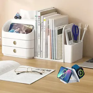 8 katlanabilir özel şarj için iPhone için Iwatch için airpods 15w hızlı manyetik kablosuz şarj 3 in 1 bir mıknatıs istasyonu tutucu - Product Image 5