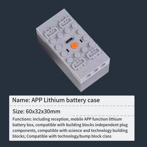 Programming Power Set 8-way Remote Control Lithium Battery Box 8 Channels Remote Control PF Brick STEM <strong>Blocks</strong> Educational Toys - Product Image 6
