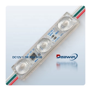 12 В полноцветный светодиодный модуль водонепроницаемый IP68 1,2 Вт SMD RGB Светодиодный модуль для наружной рекламы Лайтбокс - Product Image 1