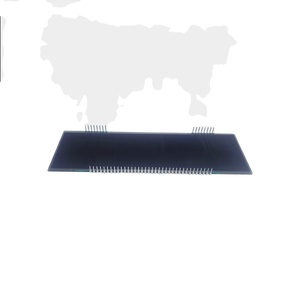 Benutzer definiertes TN LCD-Touchscreen-Display 70-poliges 6-stelliges kapazitives 7-Segment-HTN mit negativem blauem Hintergrund