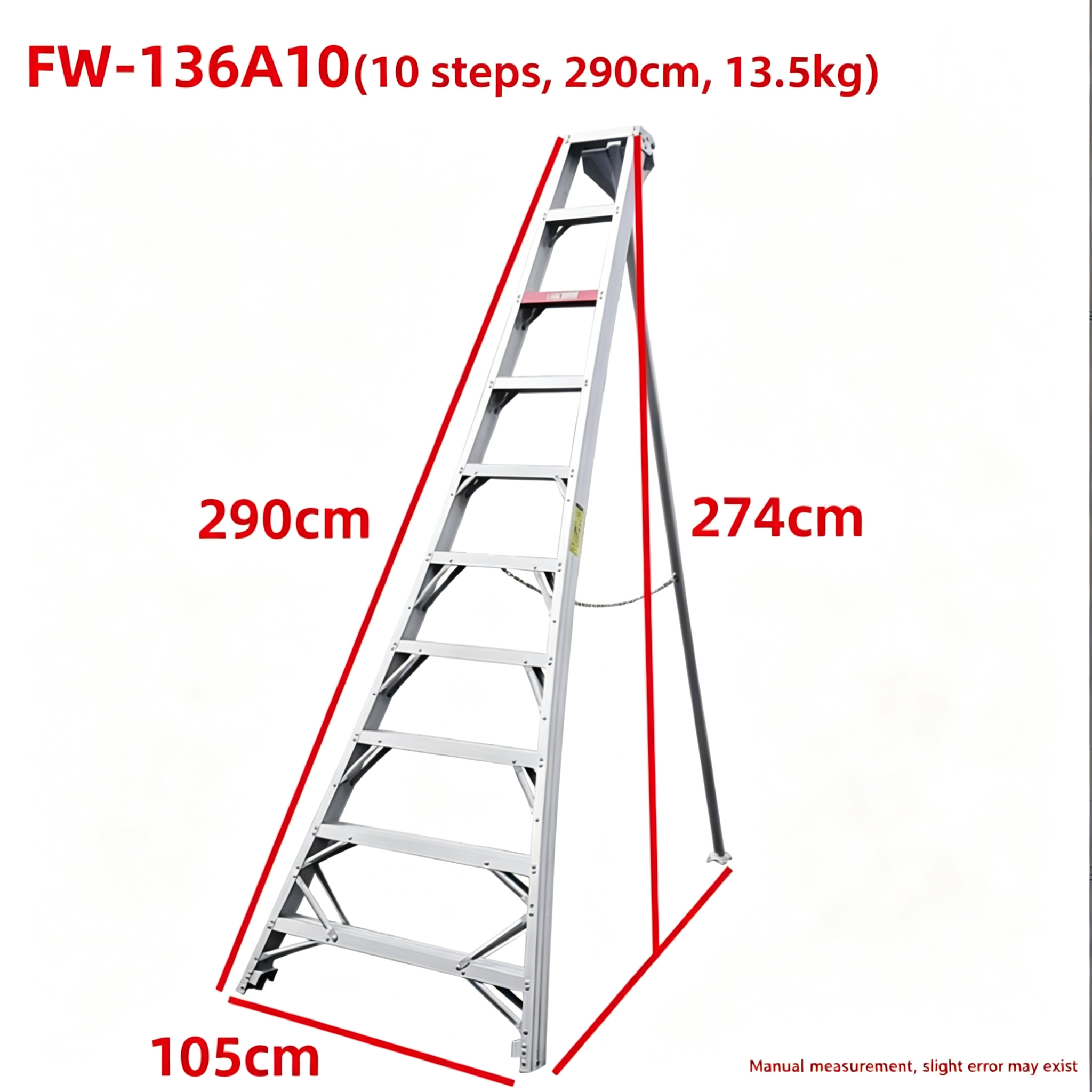 Fw-136a10 (10 pedali) 2,9 m di altezza