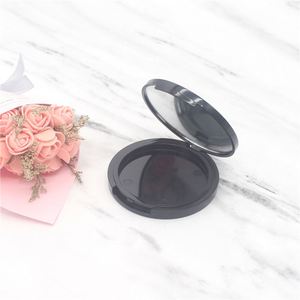 Maxfree Free Samples Empty <strong>Compact</strong> Powder Container Black <strong>Compact</strong> Powder case Magnetic Empty Blush <strong>Compact</strong> with Mirror - Product Image 1
