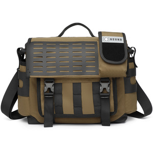 Ozuko 9445 özel spor moda stil Messenger erkekler Polyester Crossbody erkekler iş çantası özel Trekking omuz tek kollu çanta - Product Image 1