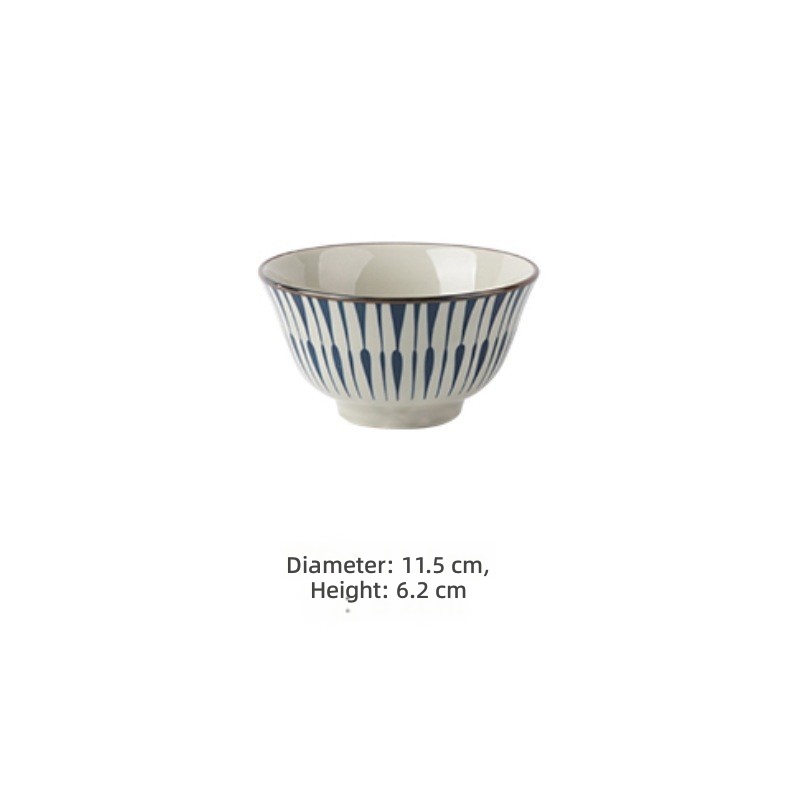 Gouttes d'eau 4,5 pouces style japonais - blanc