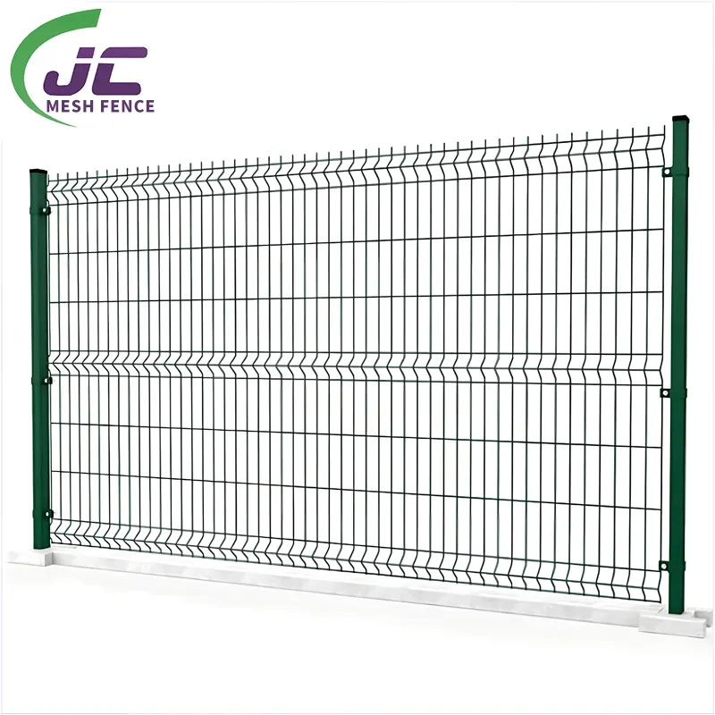 Customized high quality Home Outdoor 3D metal Curved Welded Wire Mesh Garden Fence For Fence Panel Pvc Fence