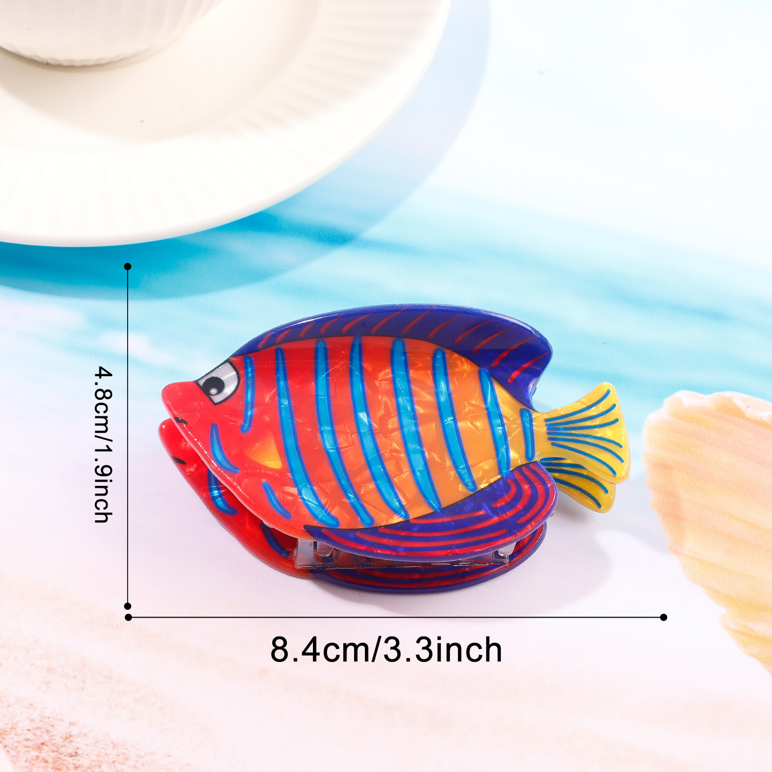 poisson rouge violet