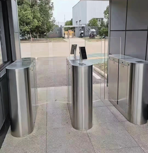 Cancello girevole antistatico automatico a tutta altezza ESD a vita cancello girevole scorrevole per il controllo degli accessi biometrici - Product Image 2