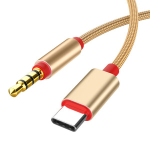 Type <strong>C</strong> to 3.5 mm Audio Cable Adapter for USB <strong>C</strong> Type-<strong>c</strong> Jack Aux Cable for Car Speaker - Product Image 4