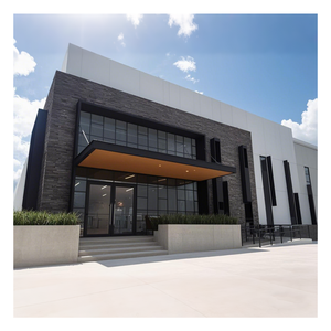Modern Design Prefabricated Construction Steel Structure Warehouse prefab Office Building Engineering Portal Frame Warehouse - Product Image 3