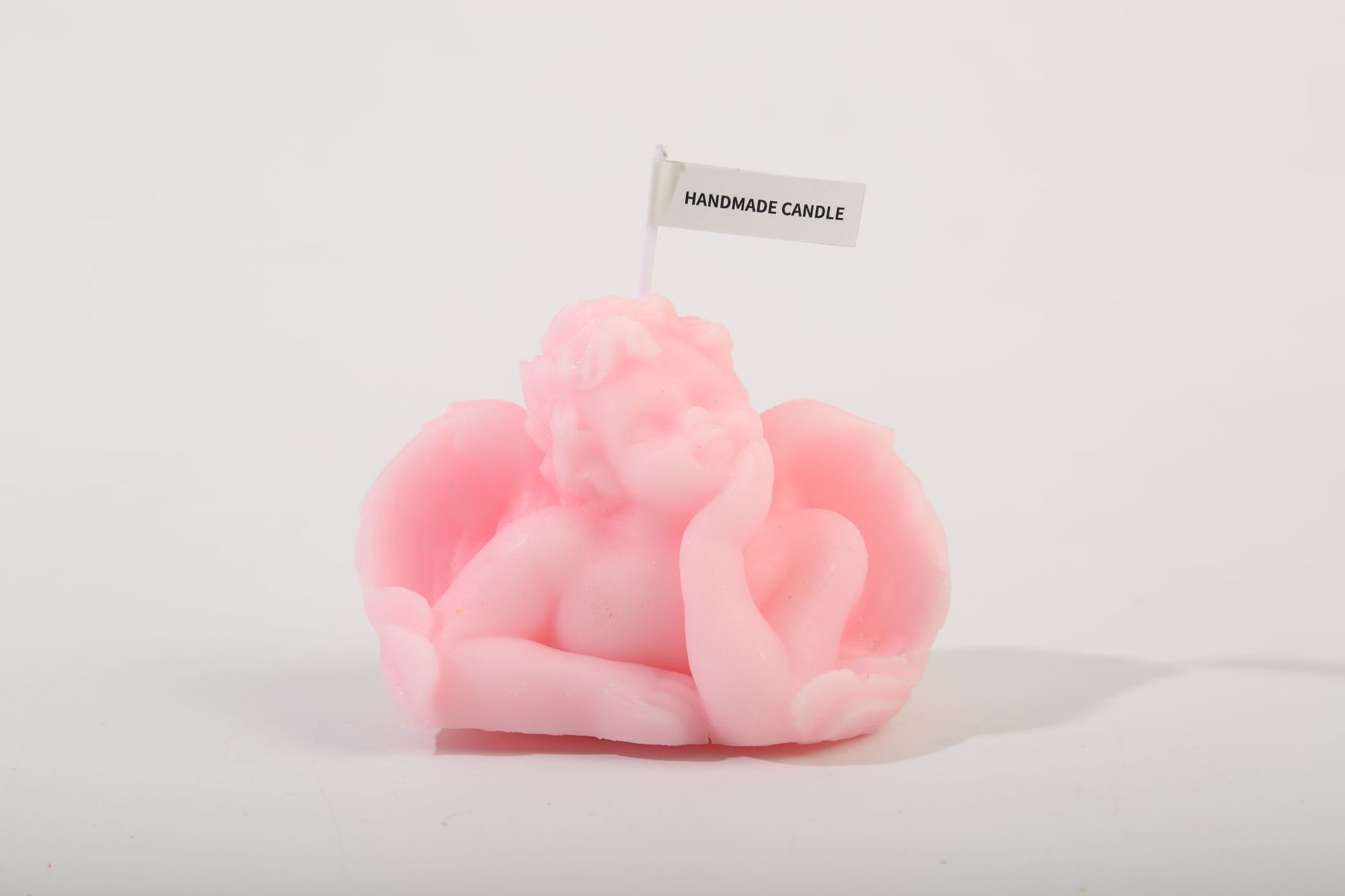Angel scented candle pink (white peach oolong)