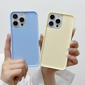 批发厂家廉价WF凹槽相框刀片手机套TPU软橡胶大孔保护套适用于Iphone 6 7 8 Plus - Product Image 5